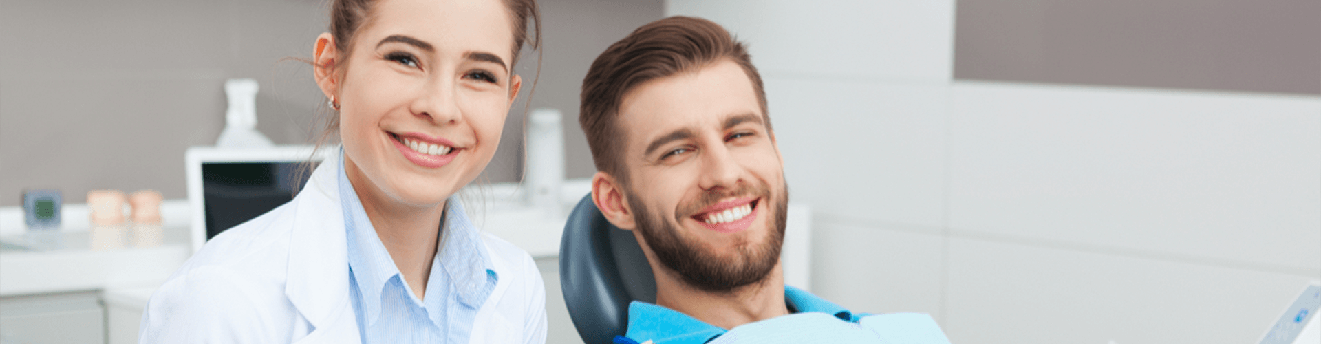Dentist and patient