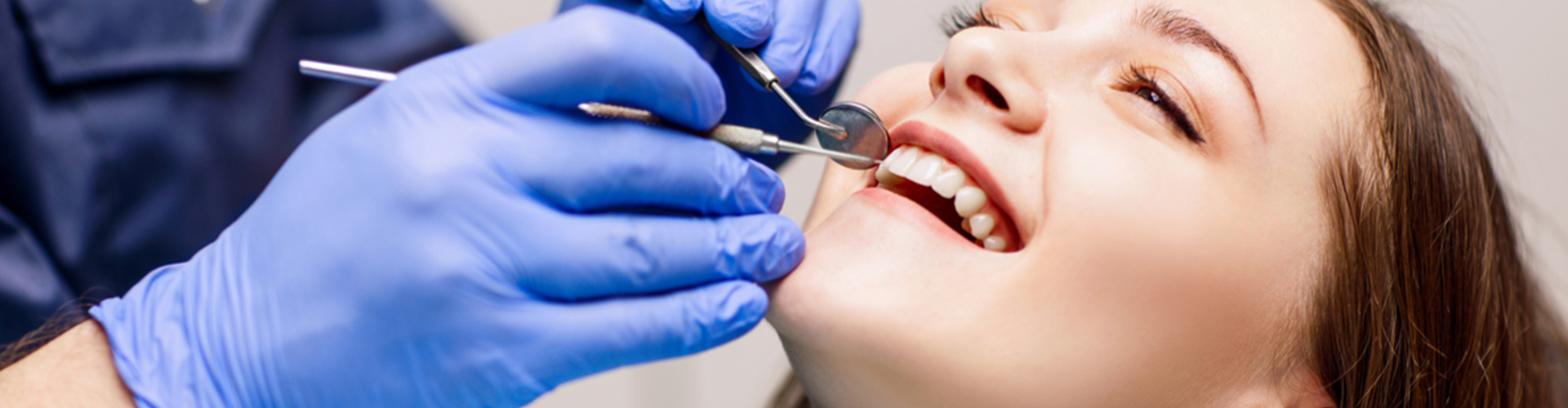 woman receiving dental treatment
