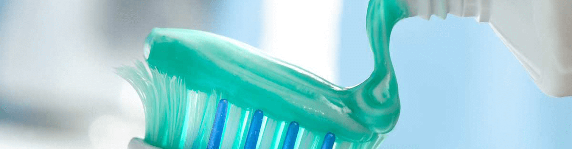 Tooth brush and tooth paste.
